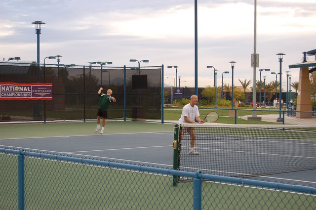 Actuially, in a little known fact, the two ancients, Steve Jetton and Ket Jett won the nationals in their division.  Here they are representing Twin Cities' old timers in Las Vegas in 2008..